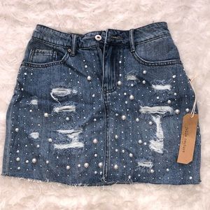 Jella Couture jean skirt